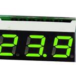 Voltmeter mini 2.5V - 30V segment display 0.28 inch groen